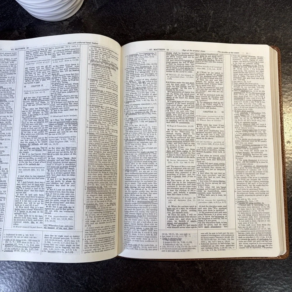 Dake's Annotated Reference Bible KJV Large Note Genuine Leather 5th Print 1987